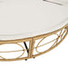 Loungebed voor buiten met luifel en kussens poly rattan