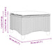Tuinkrukken met kussens 2 st 55x55x36 cm poly rattan grijs
