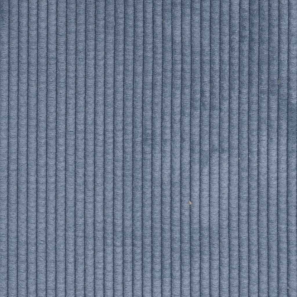 2-zitsbank met ligstoel L-vormig 125 cm linnen blauw