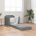 Slaapbank Donkergrijs 74 x 77 x 81 cm Fluweel