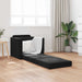 Slaapbank Zwart 74 x 77 x 81 cm Fluweel