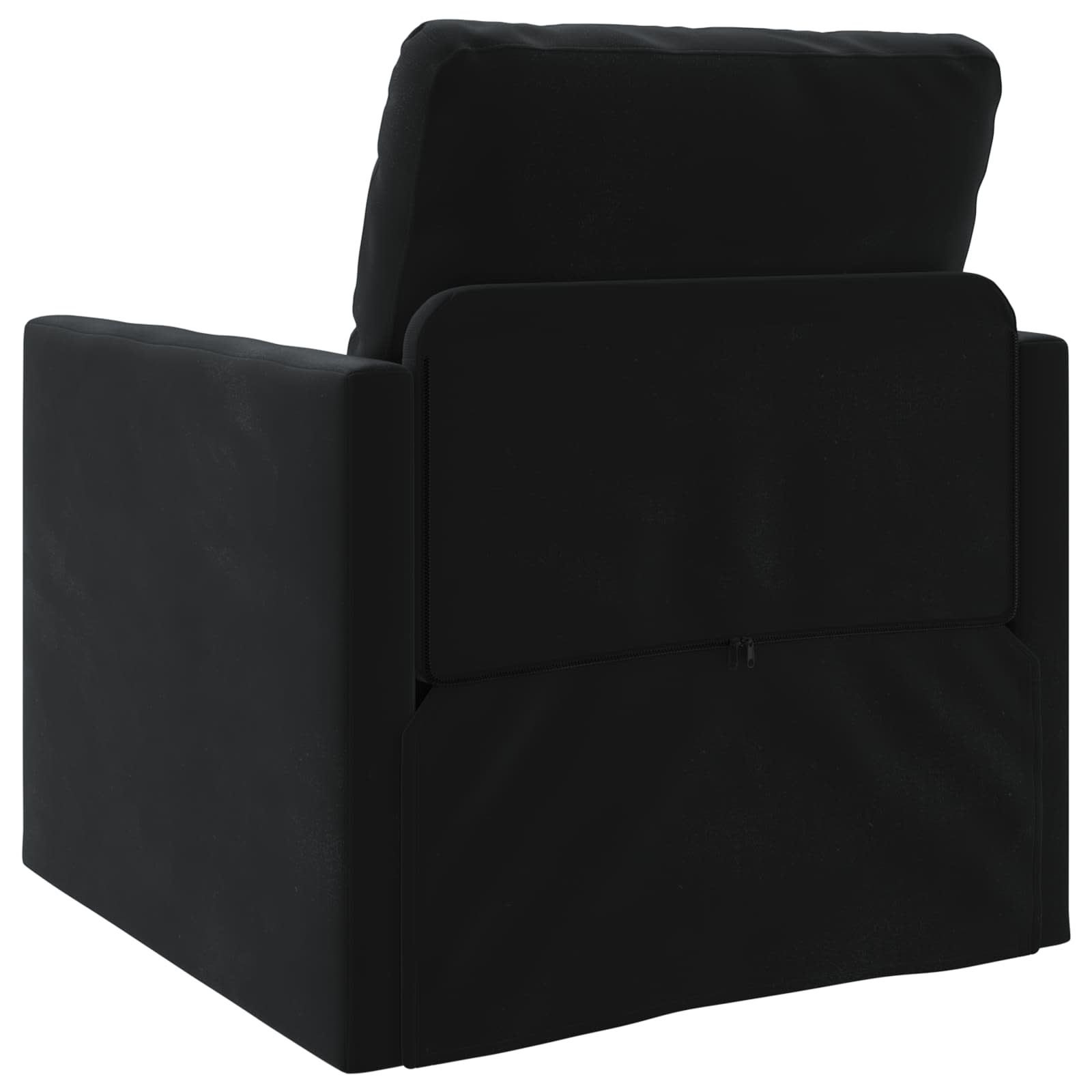 Slaapbank Zwart 74 x 77 x 81 cm Fluweel