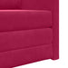 Slaapbank Wijnrood 74 x 77 x 81 cm Fluweel