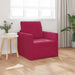 Slaapbank Wijnrood 74 x 77 x 81 cm Fluweel