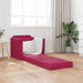 Slaapbank Wijnrood 74 x 77 x 81 cm Fluweel