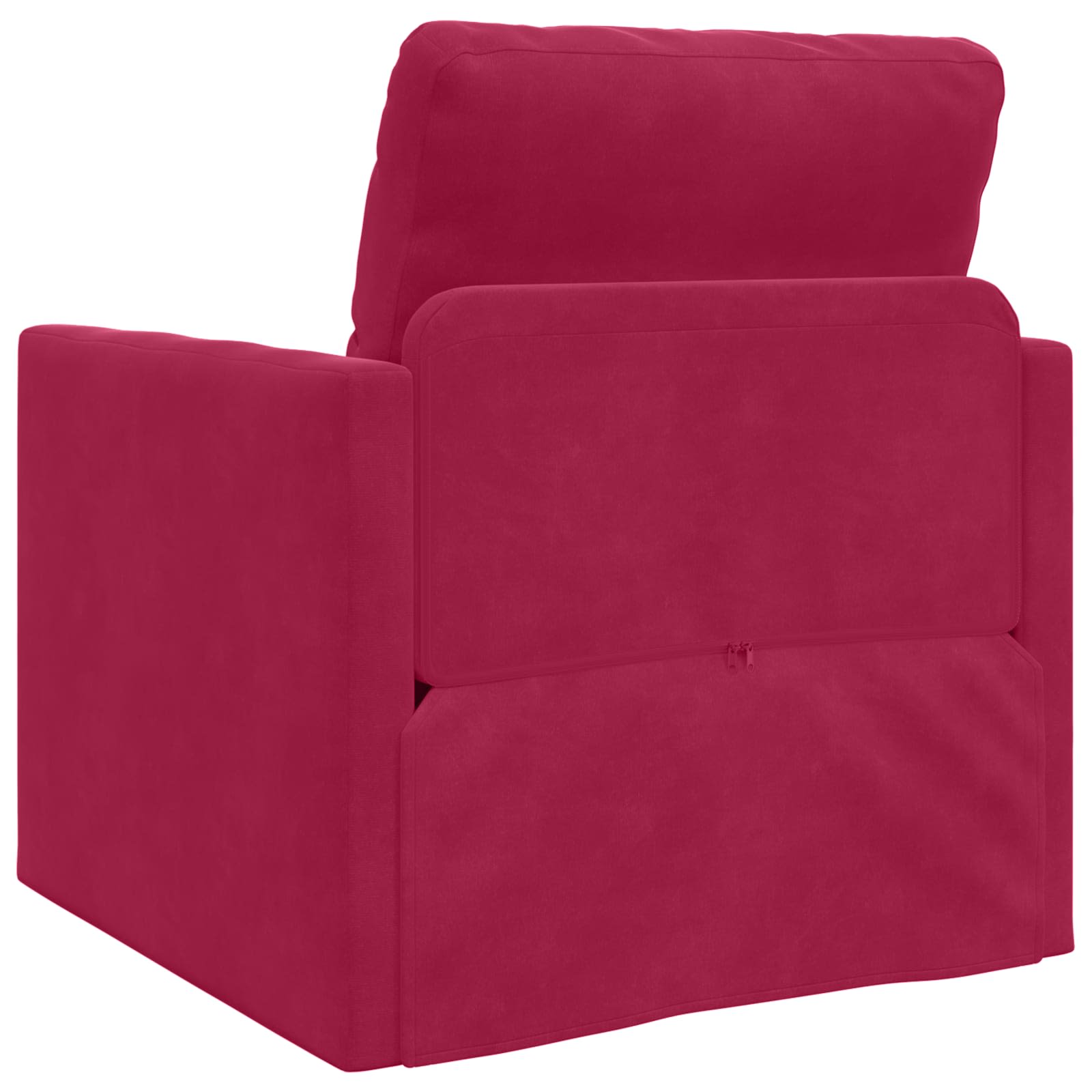 Slaapbank Wijnrood 74 x 77 x 81 cm Fluweel
