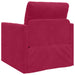 Slaapbank Wijnrood 74 x 77 x 81 cm Fluweel