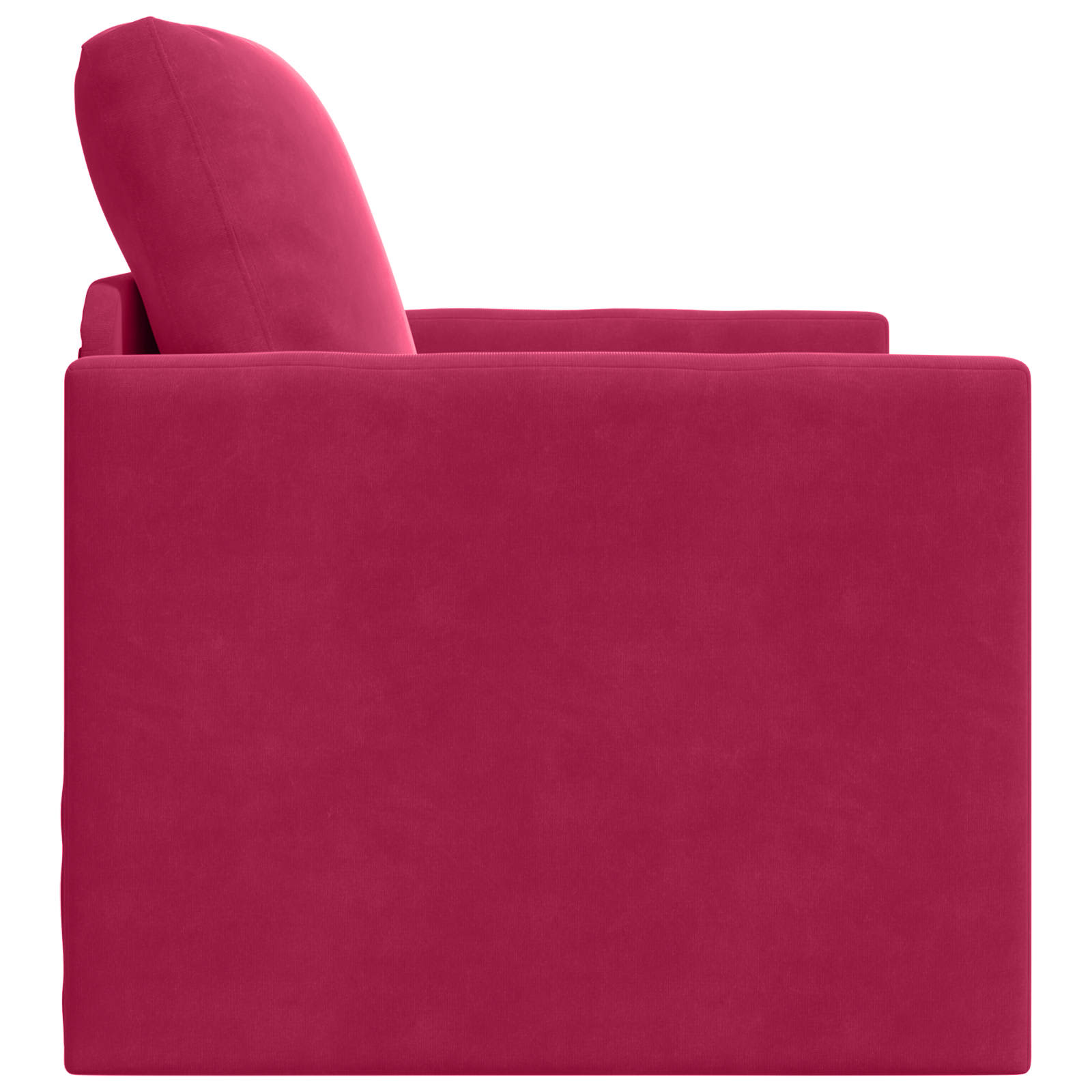 Slaapbank Wijnrood 74 x 77 x 81 cm Fluweel