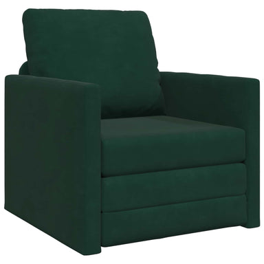 Slaapbank Donkergroen 74 x 77 x 81 cm Fluweel