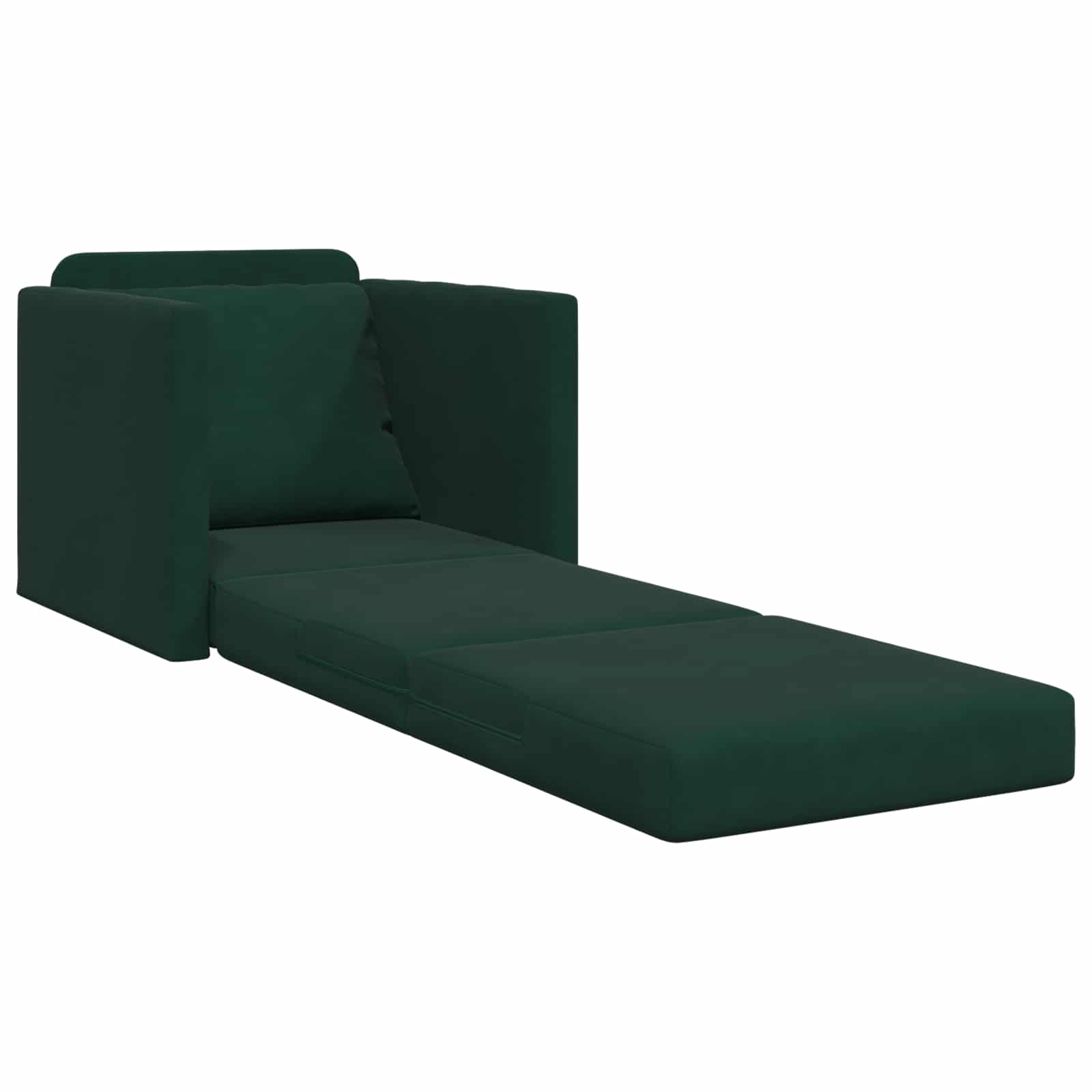 Slaapbank Donkergroen 74 x 77 x 81 cm Fluweel
