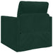 Slaapbank Donkergroen 74 x 77 x 81 cm Fluweel