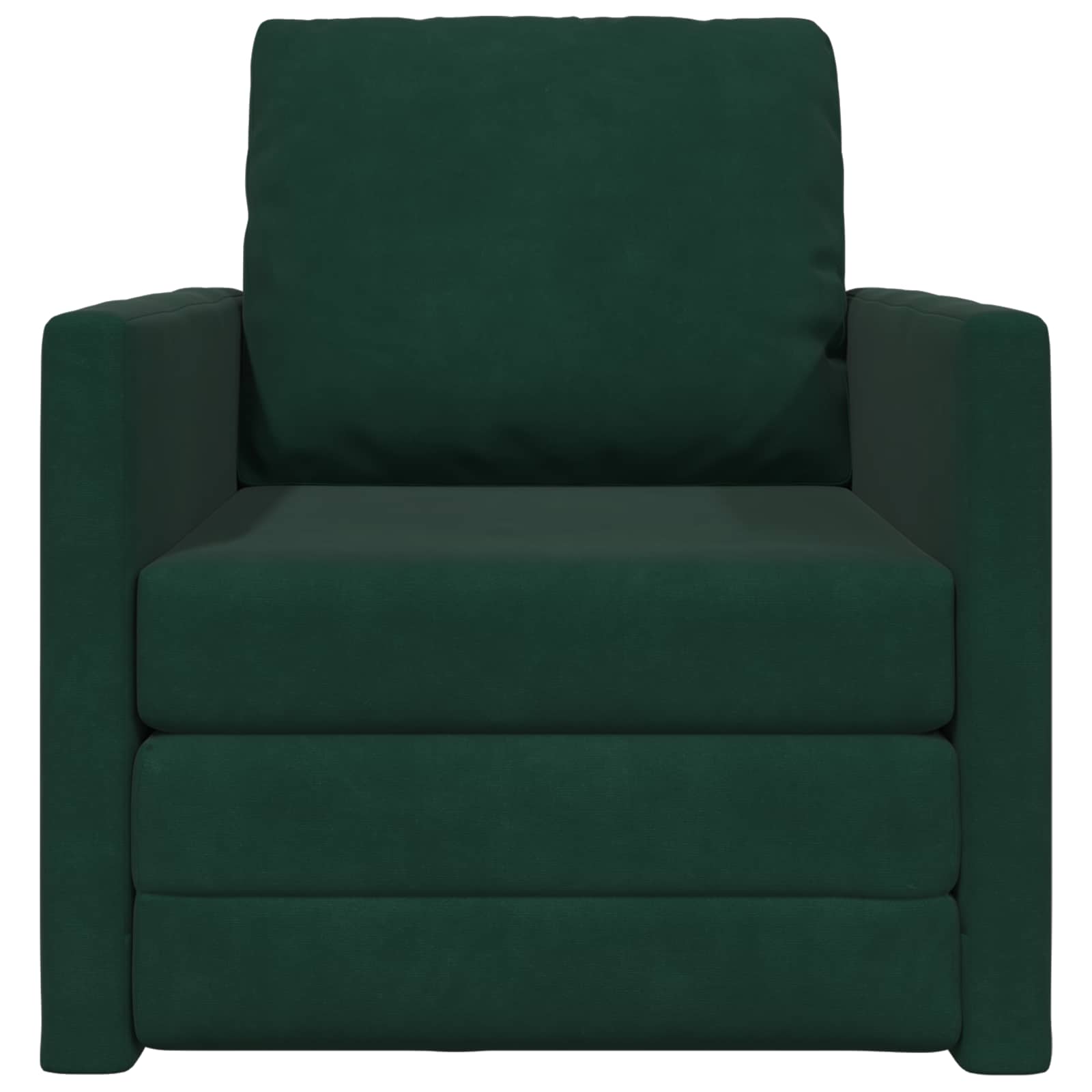 Slaapbank Donkergroen 74 x 77 x 81 cm Fluweel