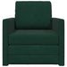 Slaapbank Donkergroen 74 x 77 x 81 cm Fluweel