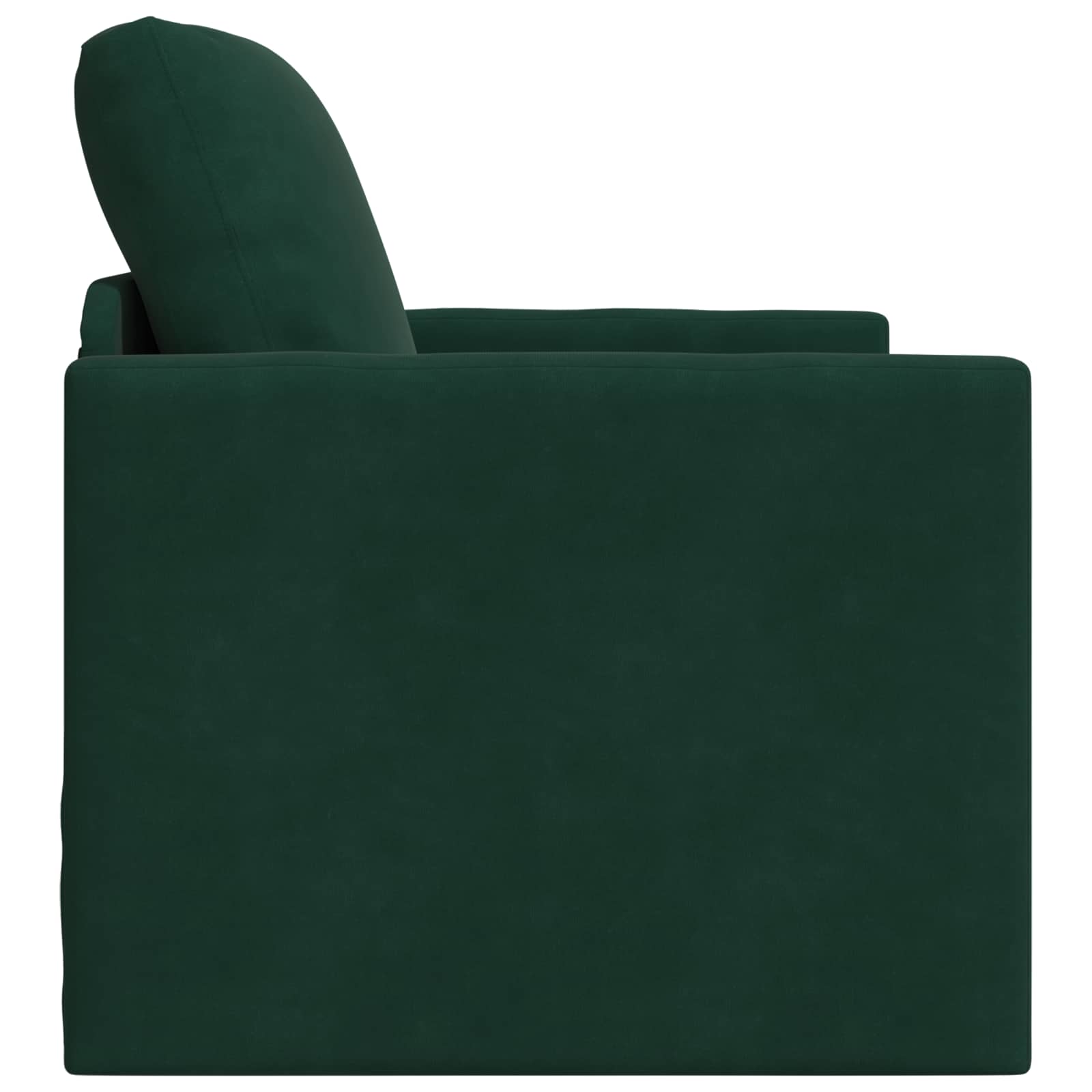 Slaapbank Donkergroen 74 x 77 x 81 cm Fluweel