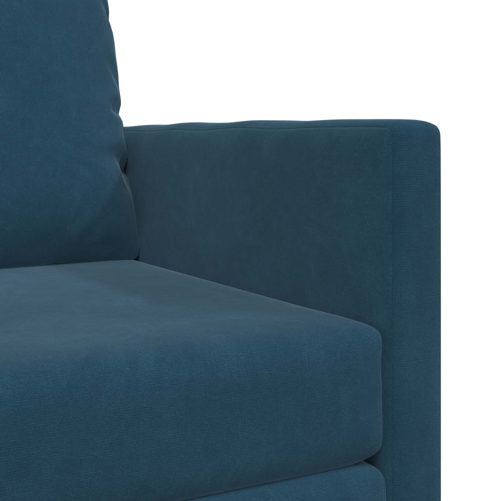 Slaapbank Blauw 74 x 77 x 81 cm Fluweel