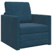 Slaapbank Blauw 74 x 77 x 81 cm Fluweel