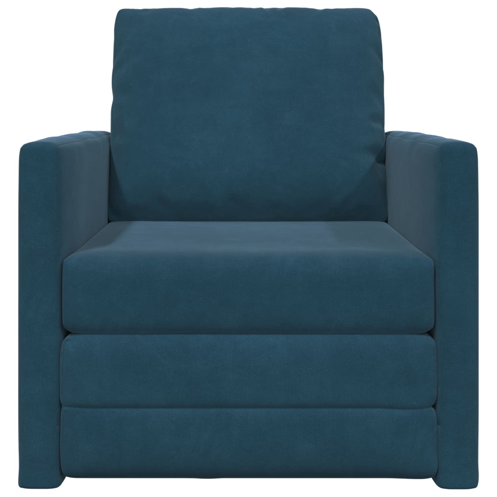Slaapbank Blauw 74 x 77 x 81 cm Fluweel