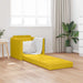 Slaapbank Donkergeel 74 x 77 x 81 cm Fluweel