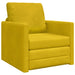 Slaapbank Donkergeel 74 x 77 x 81 cm Fluweel
