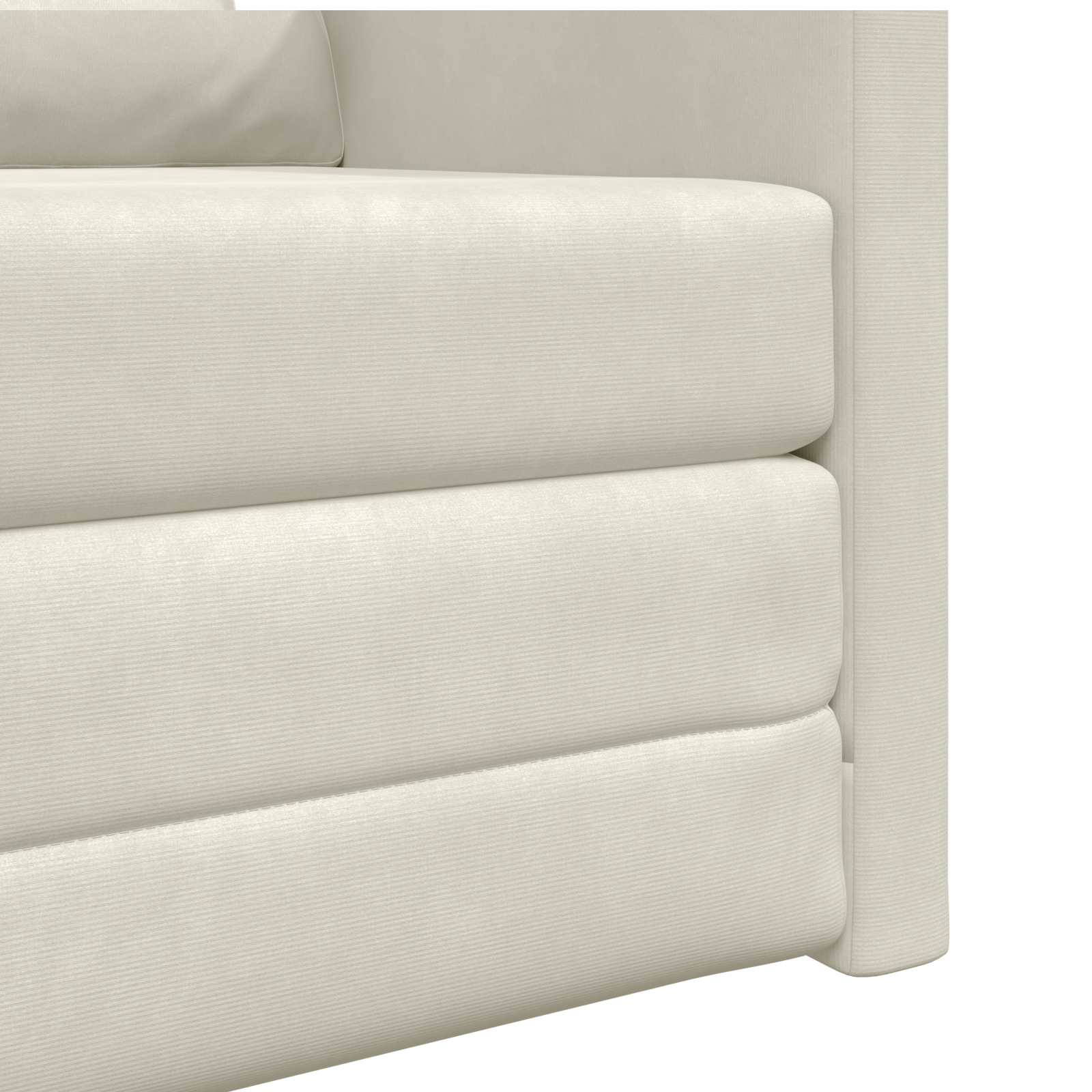 Slaapbank Crème 74 x 77 x 81 cm Fluweel