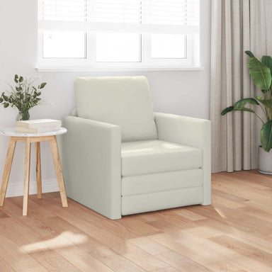 Slaapbank Crème 74 x 77 x 81 cm Fluweel
