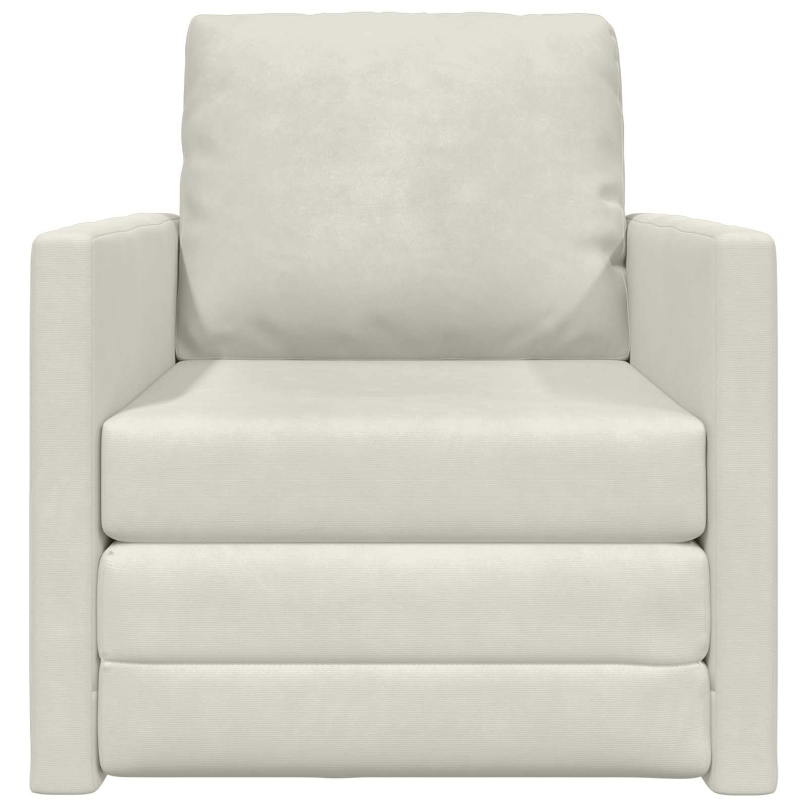 Slaapbank Crème 74 x 77 x 81 cm Fluweel