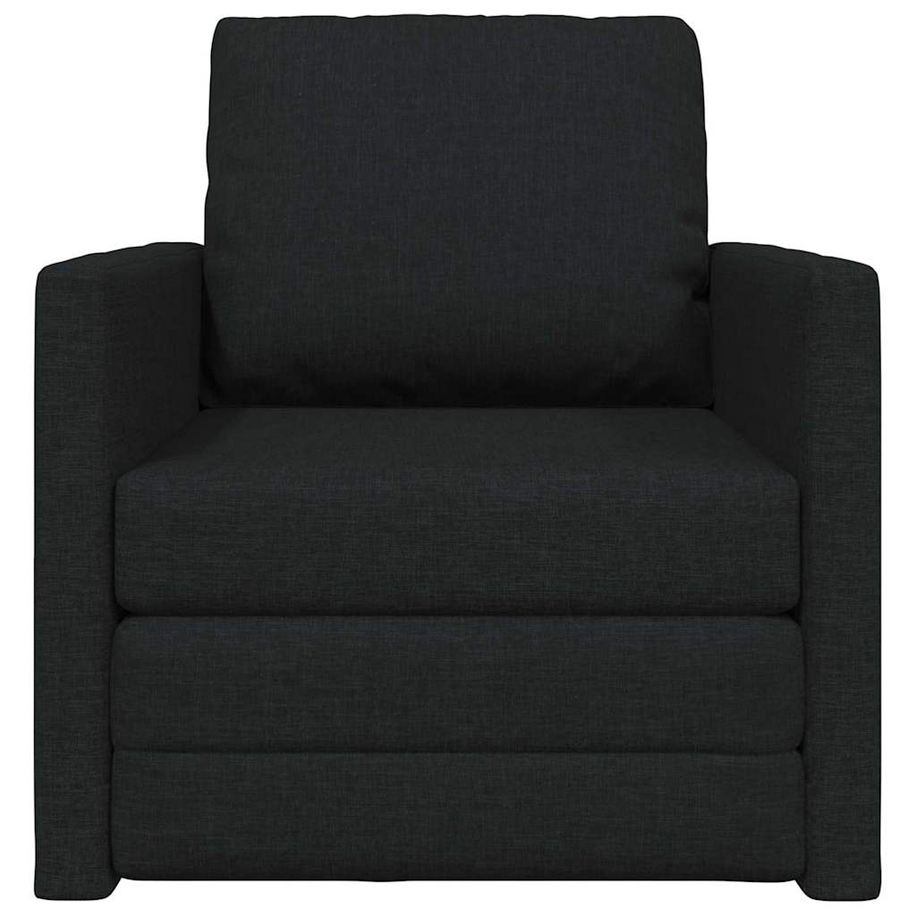 Slaapbank Zwart 74 x 77 x 81 cm Stof