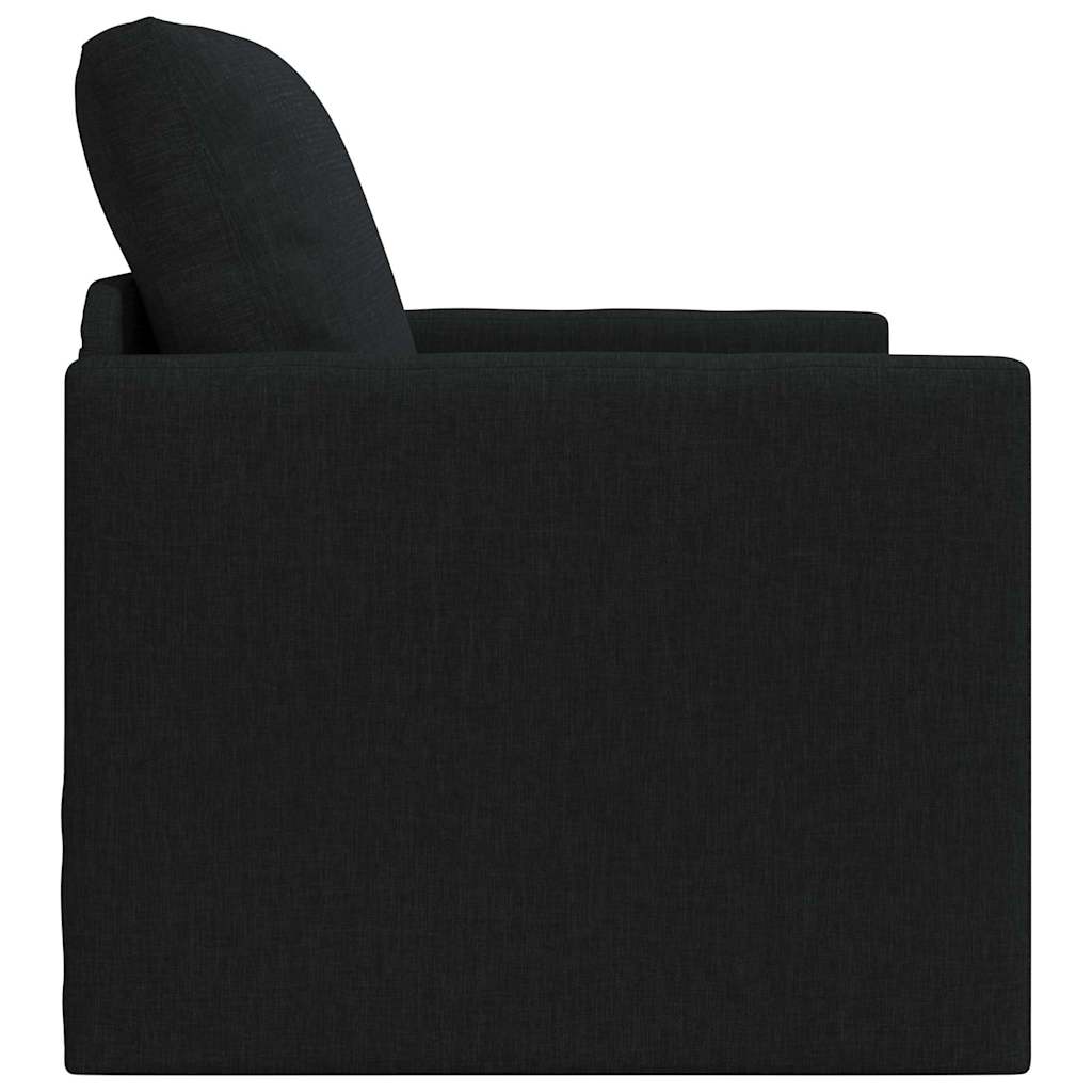 Slaapbank Zwart 74 x 77 x 81 cm Stof
