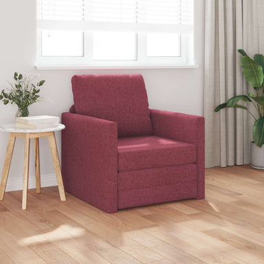 Slaapbank Wijnrood 74 x 77 x 81 cm Stof