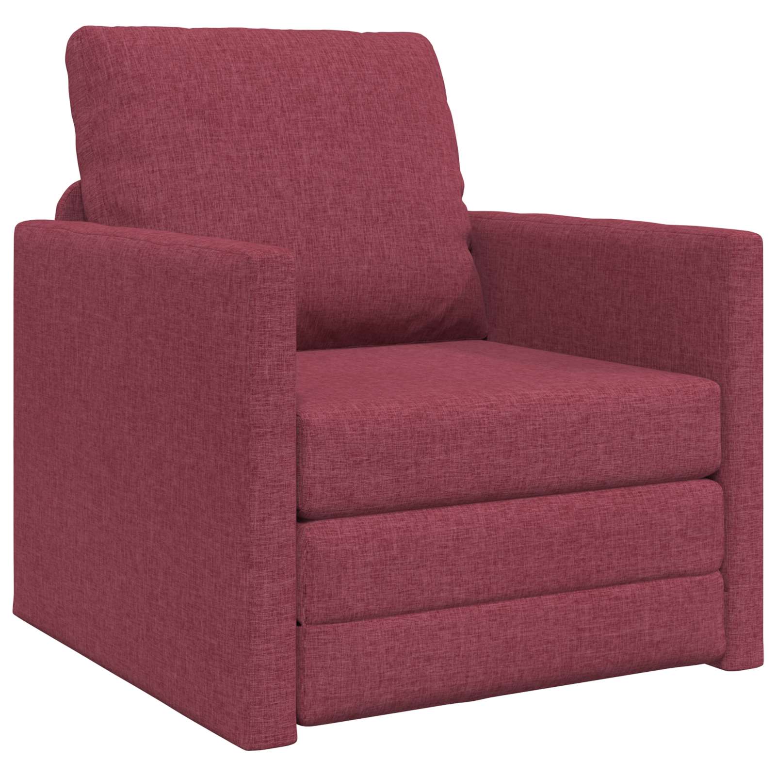 Slaapbank Wijnrood 74 x 77 x 81 cm Stof