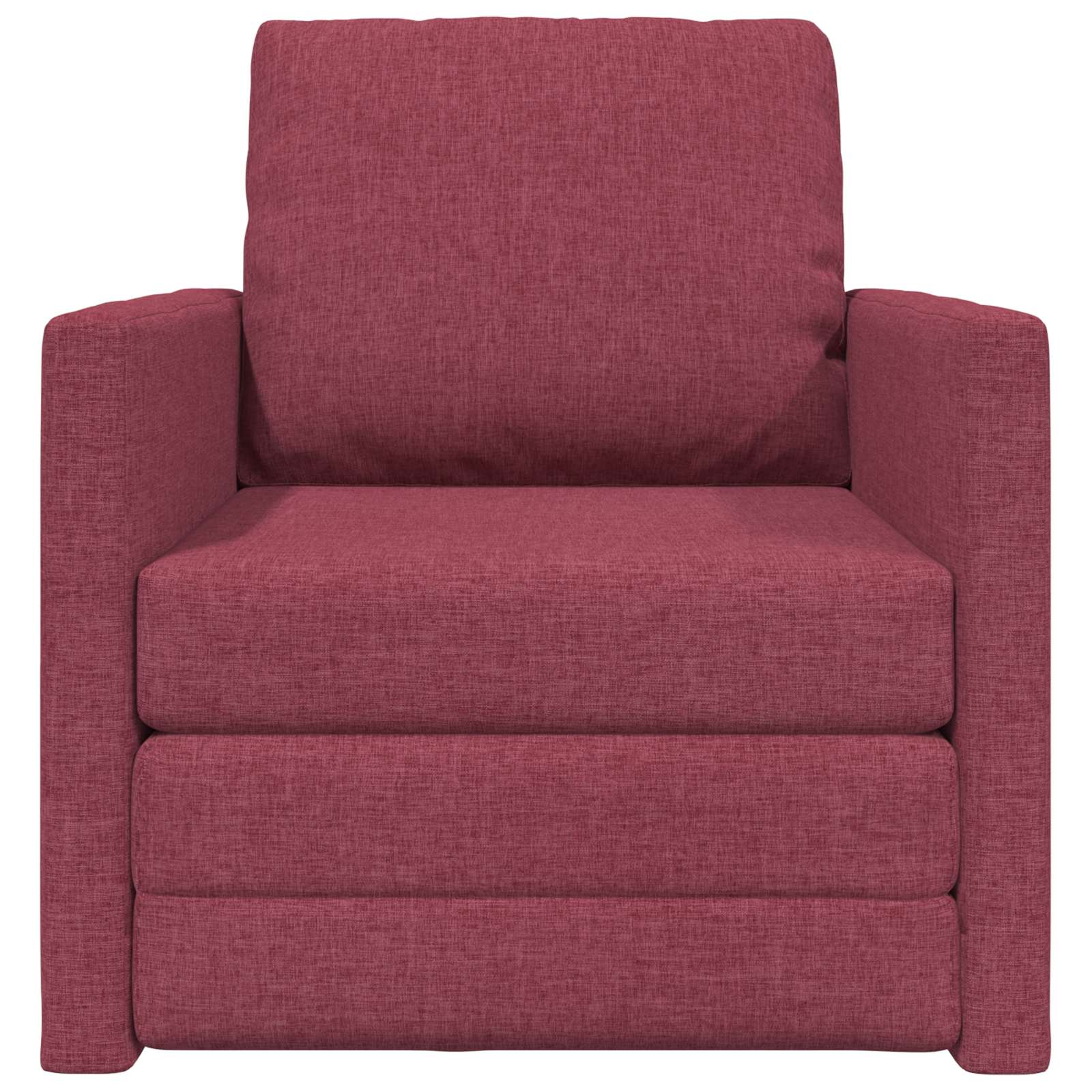 Slaapbank Wijnrood 74 x 77 x 81 cm Stof