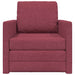 Slaapbank Wijnrood 74 x 77 x 81 cm Stof