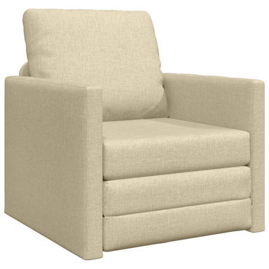 Slaapbank Crème 74 x 77 x 81 cm Stof