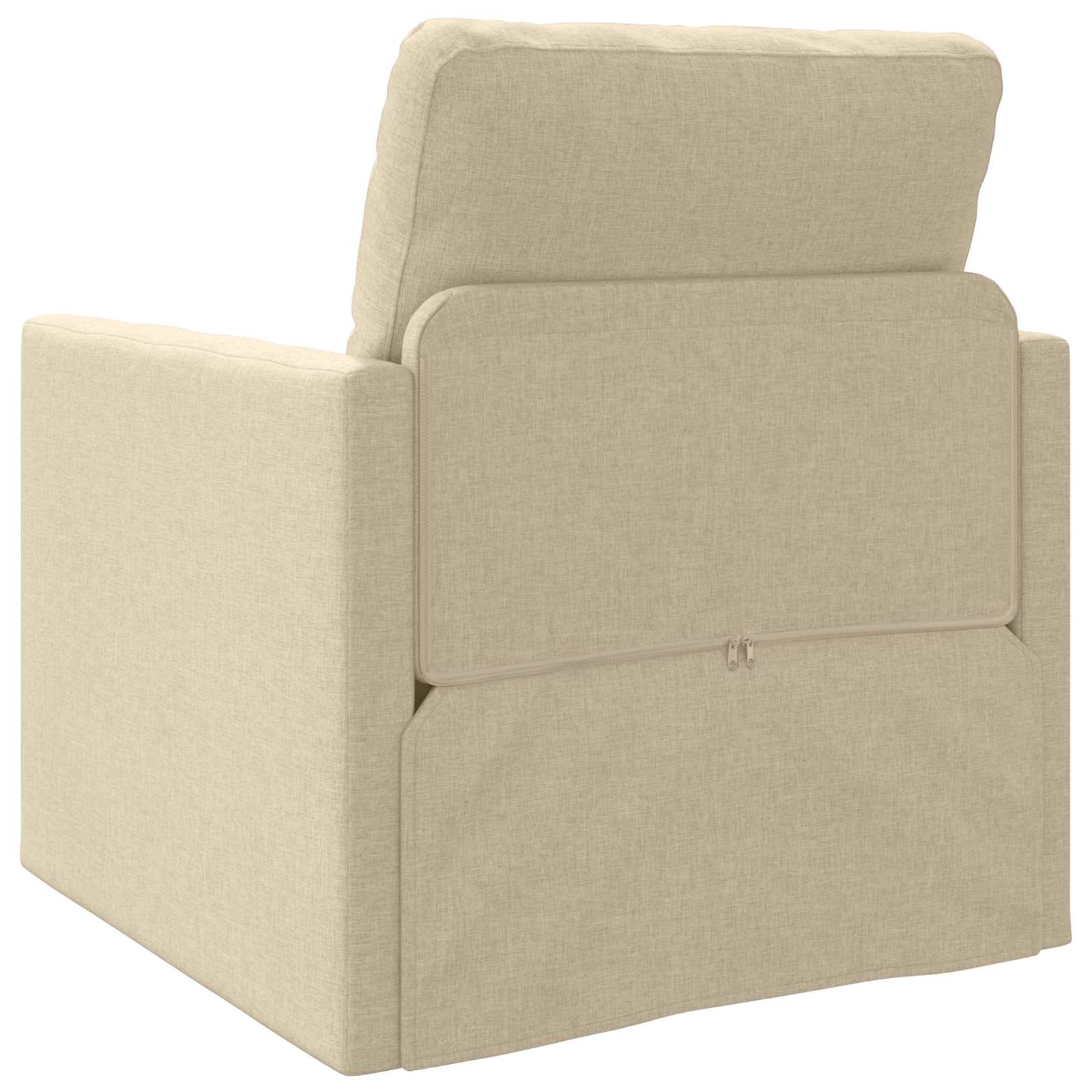 Slaapbank Crème 74 x 77 x 81 cm Stof