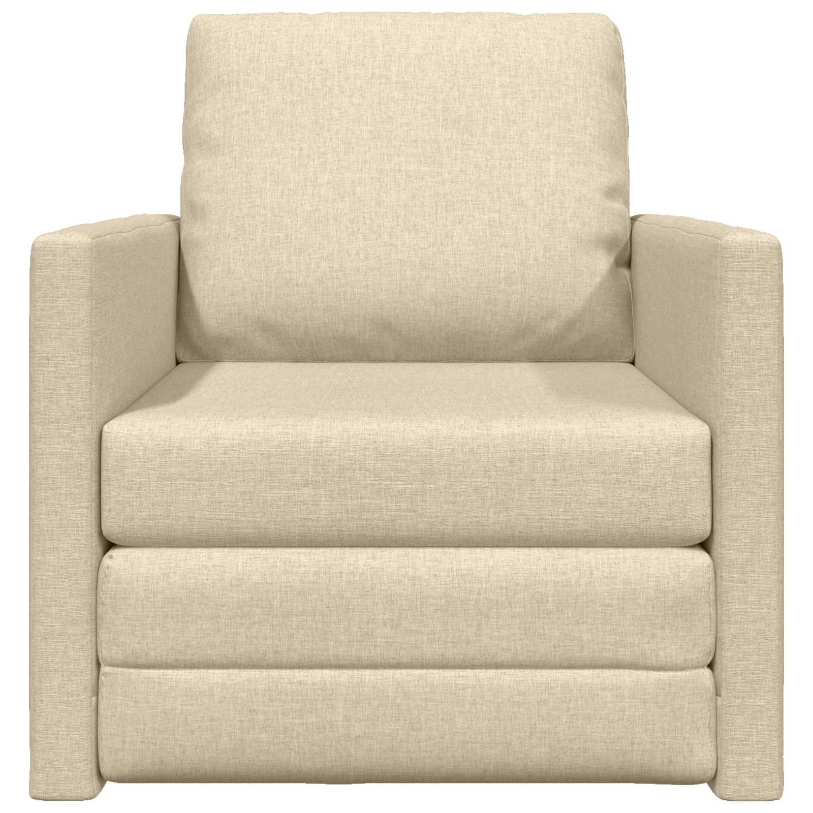 Slaapbank Crème 74 x 77 x 81 cm Stof