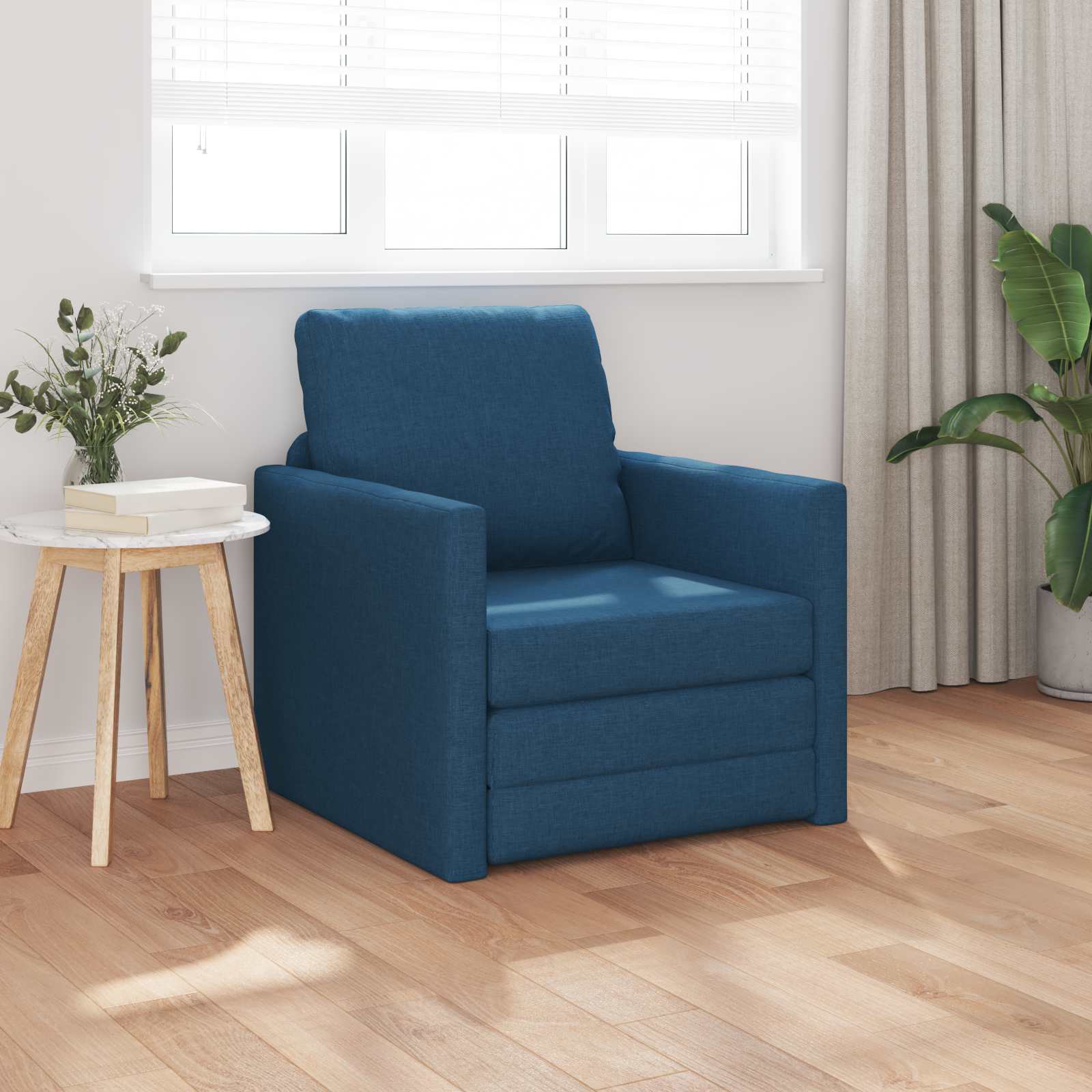 Slaapbank Blauw 74 x 77 x 81 cm Stof