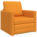 Slaapbank Donkergeel 74 x 77 x 81 cm Stof
