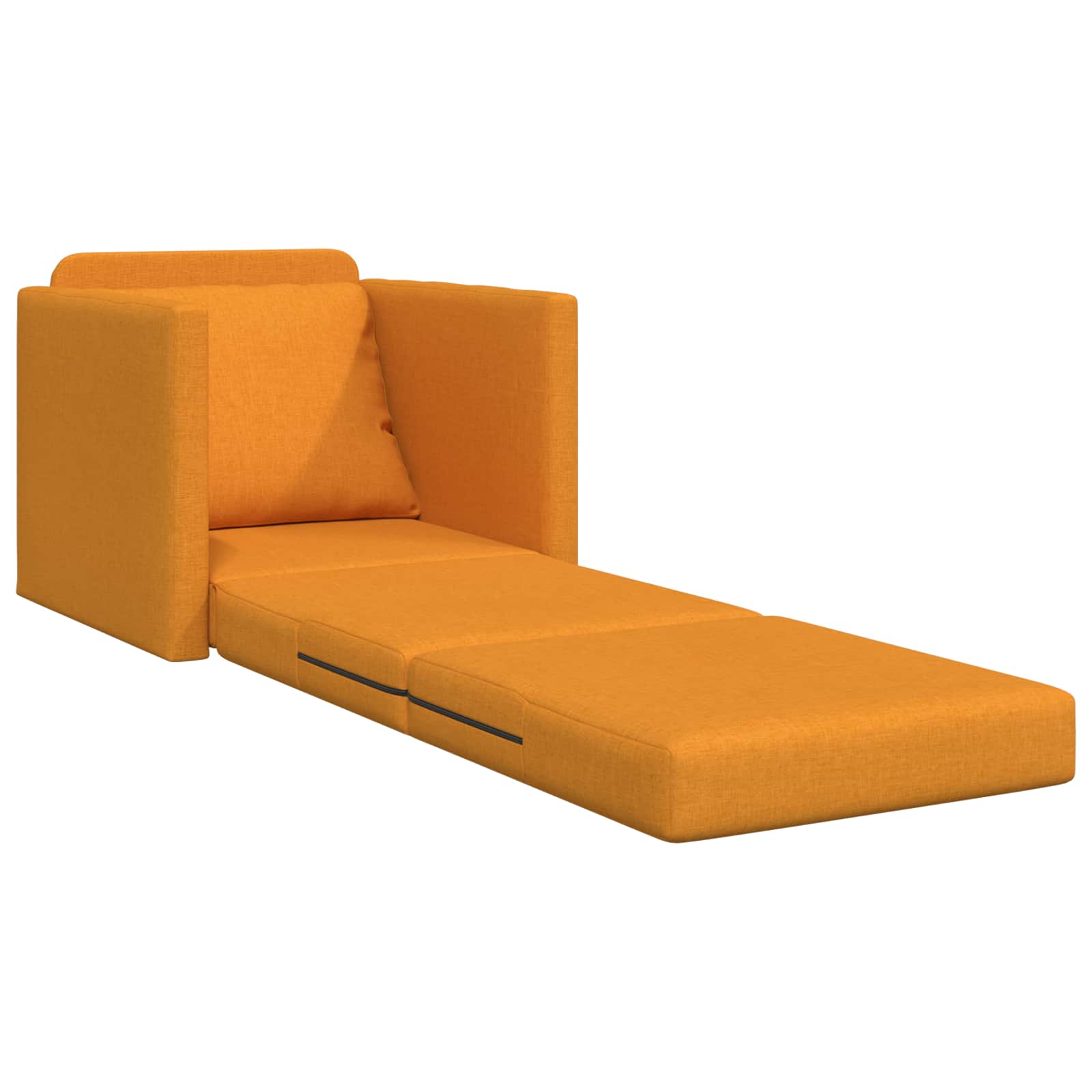 Slaapbank Donkergeel 74 x 77 x 81 cm Stof