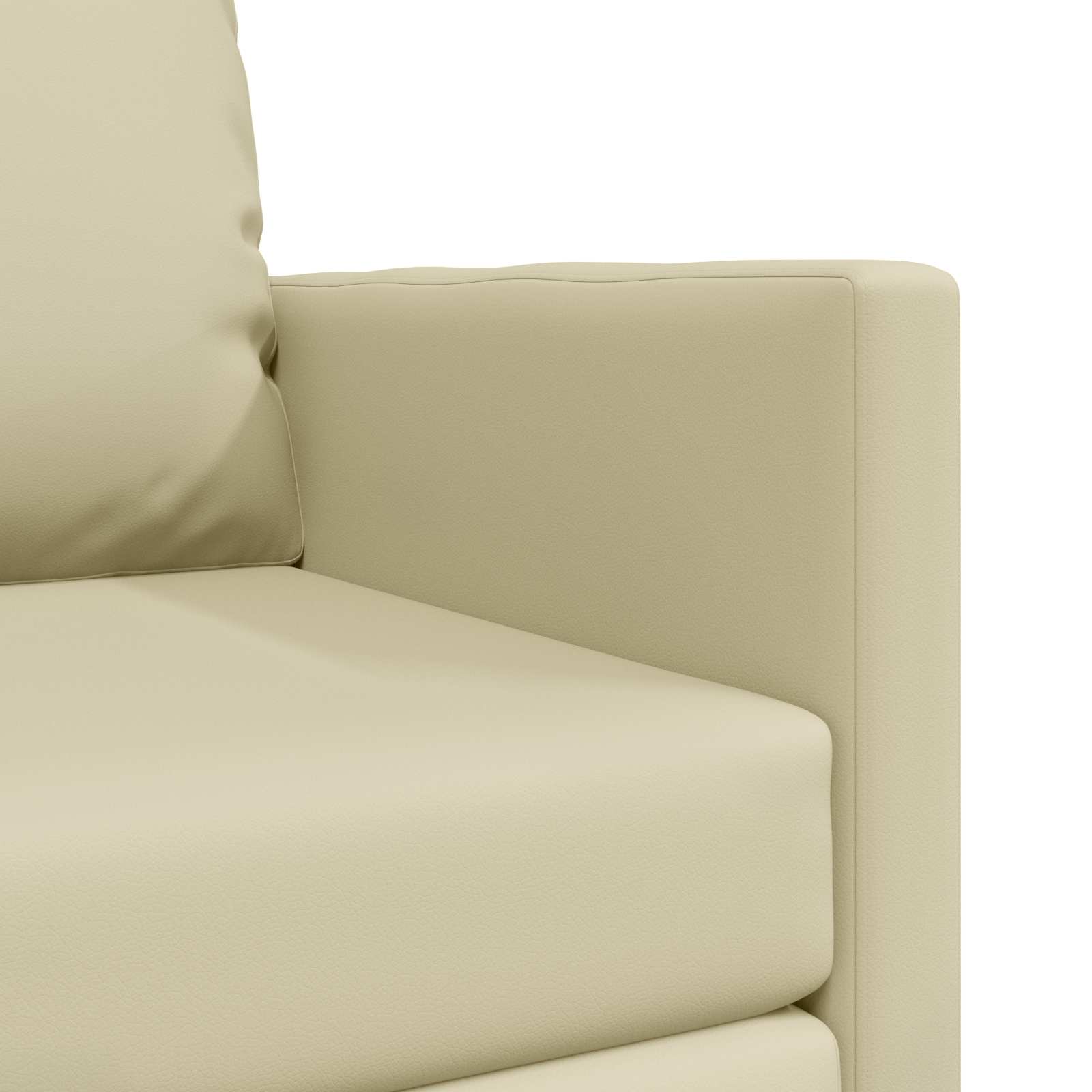Slaapbank 60cm Crème Kunstleer