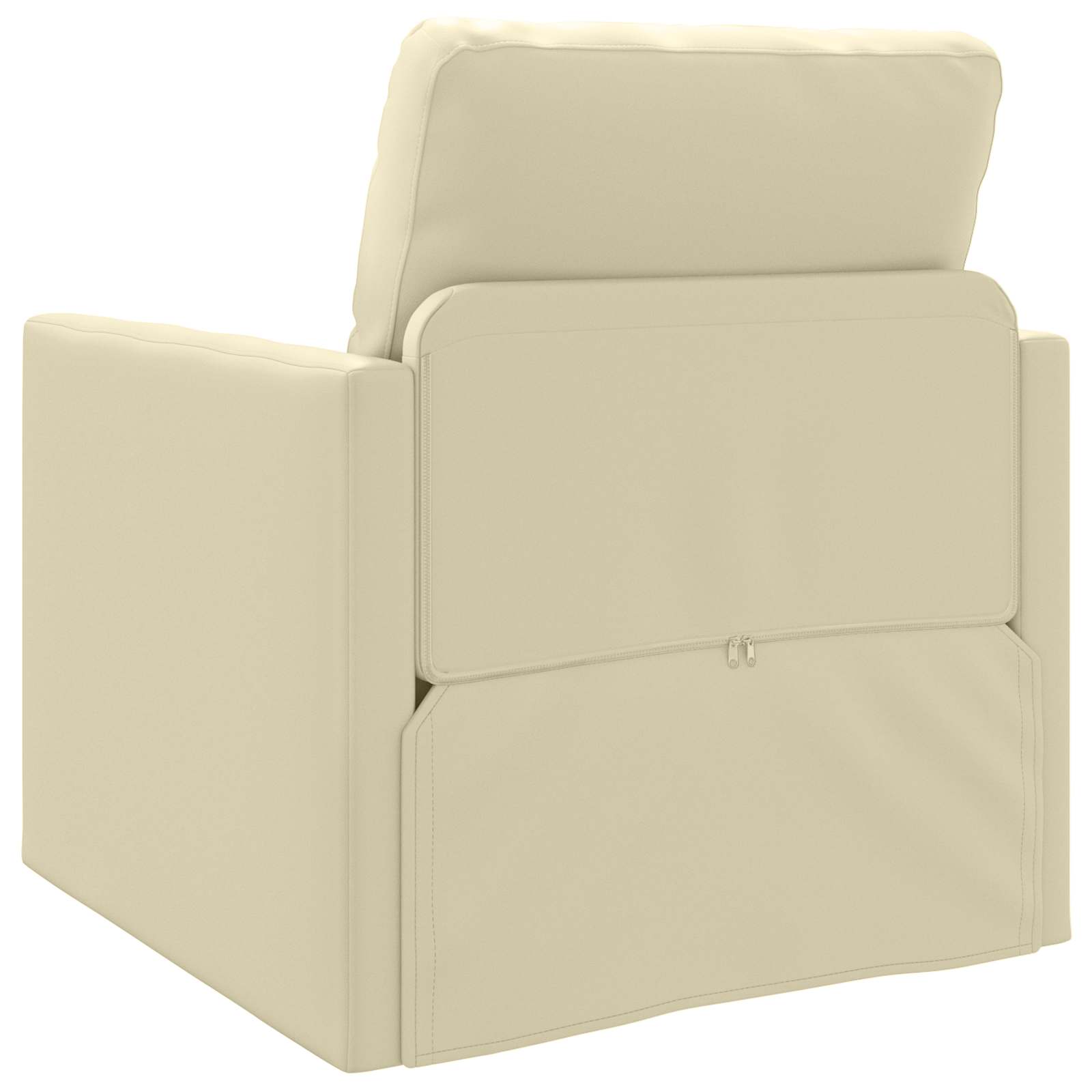 Slaapbank 60cm Crème Kunstleer