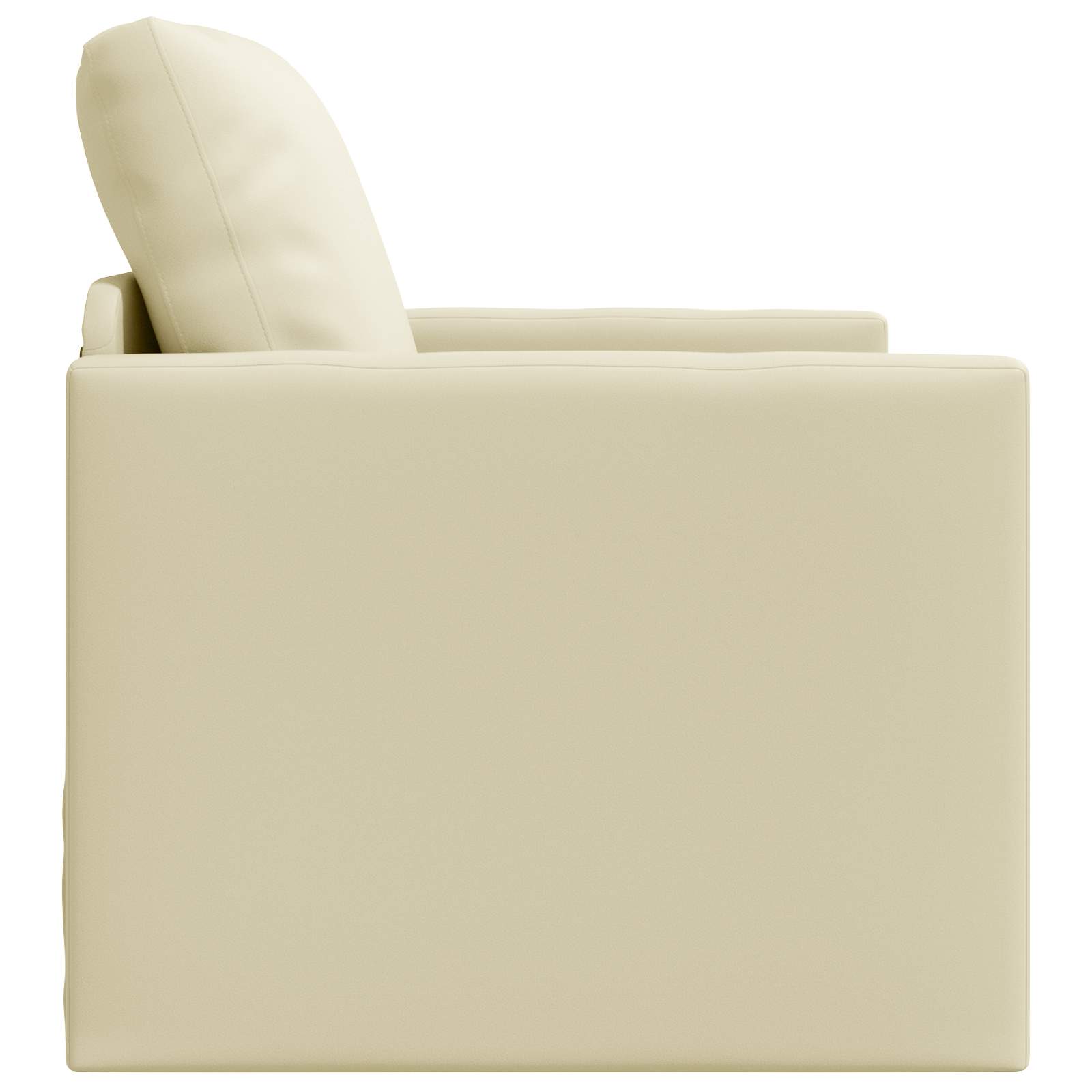 Slaapbank 60cm Crème Kunstleer
