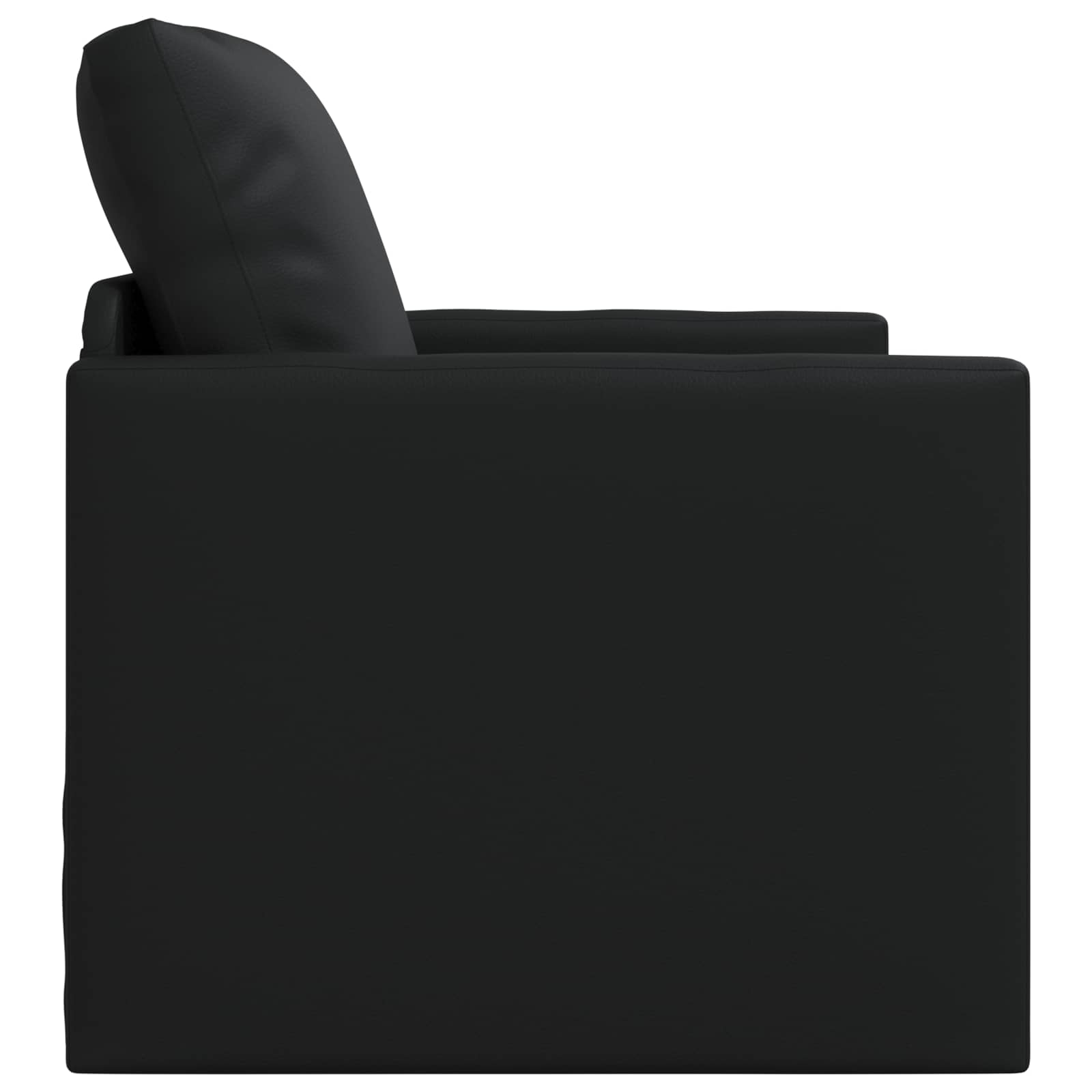 Slaapbank 60cm Zwart Kunstleer