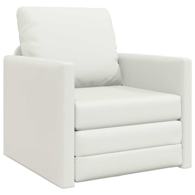 Slaapbank 60cm Wit Kunstleer