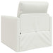 Slaapbank 60cm Wit Kunstleer