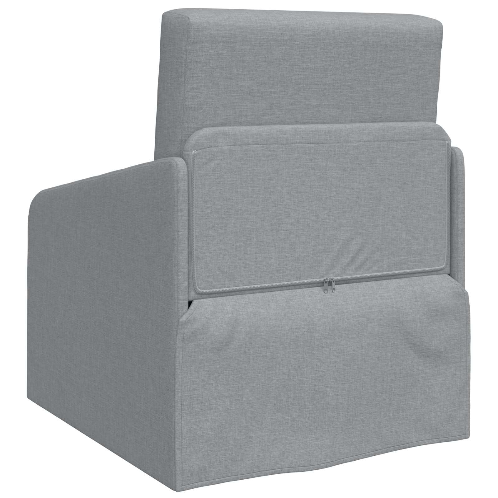 Slaapbank Lichtgrijs 65 x 80 x 83 cm Stof