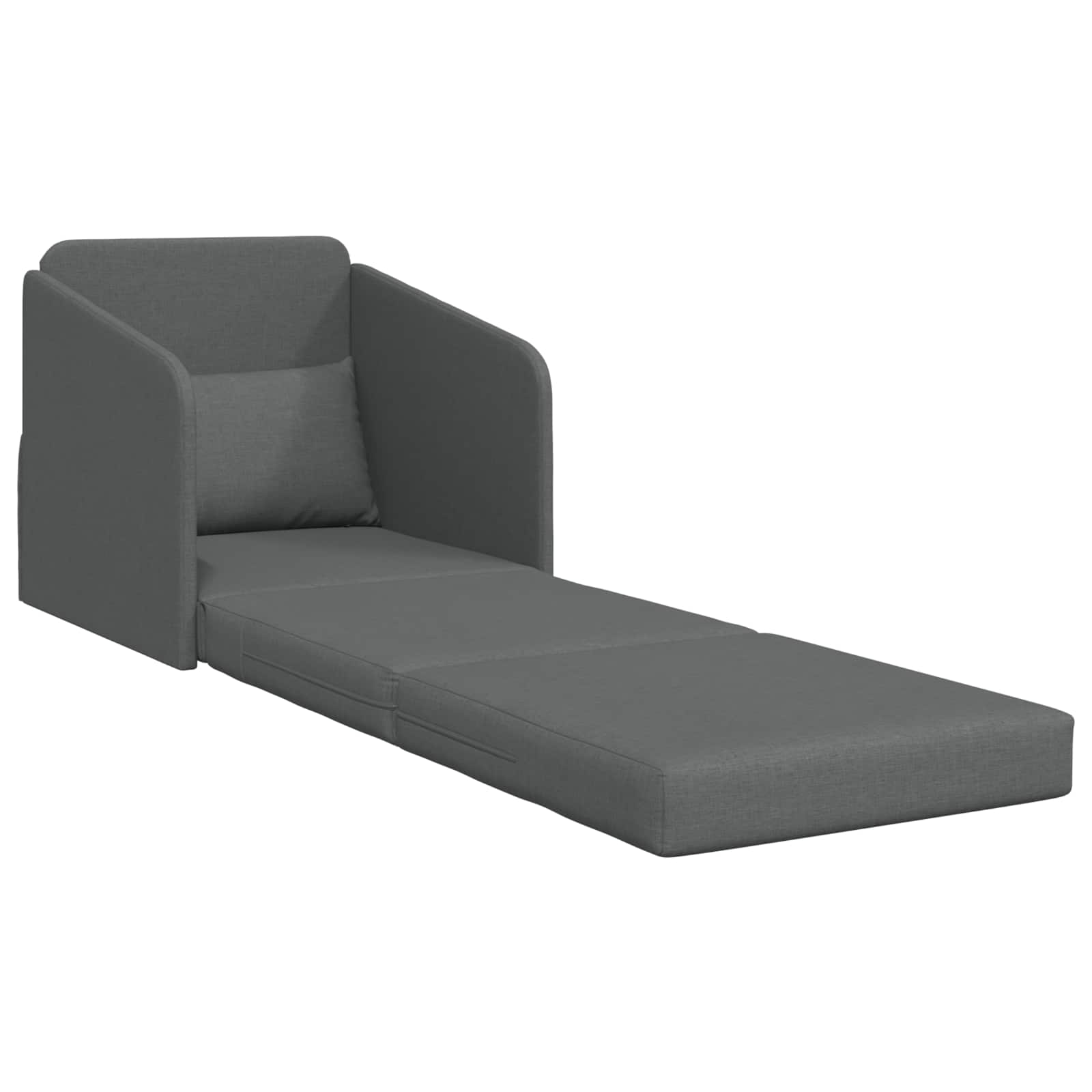 Slaapbank Donkergrijs 65 x 80 x 83 cm Stof