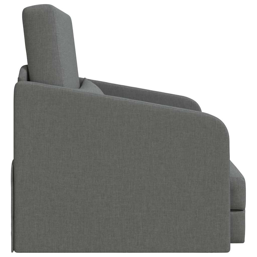 Slaapbank Donkergrijs 65 x 80 x 83 cm Stof