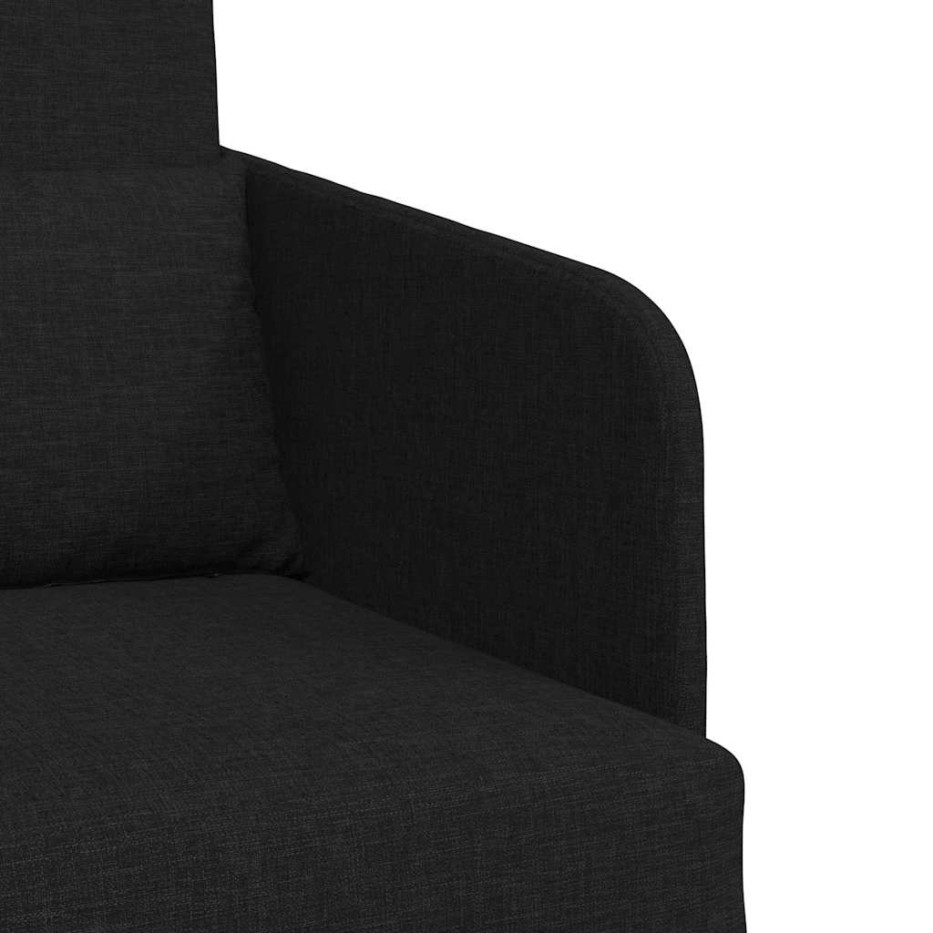 Slaapbank Zwart 65 x 80 x 83 cm Stof