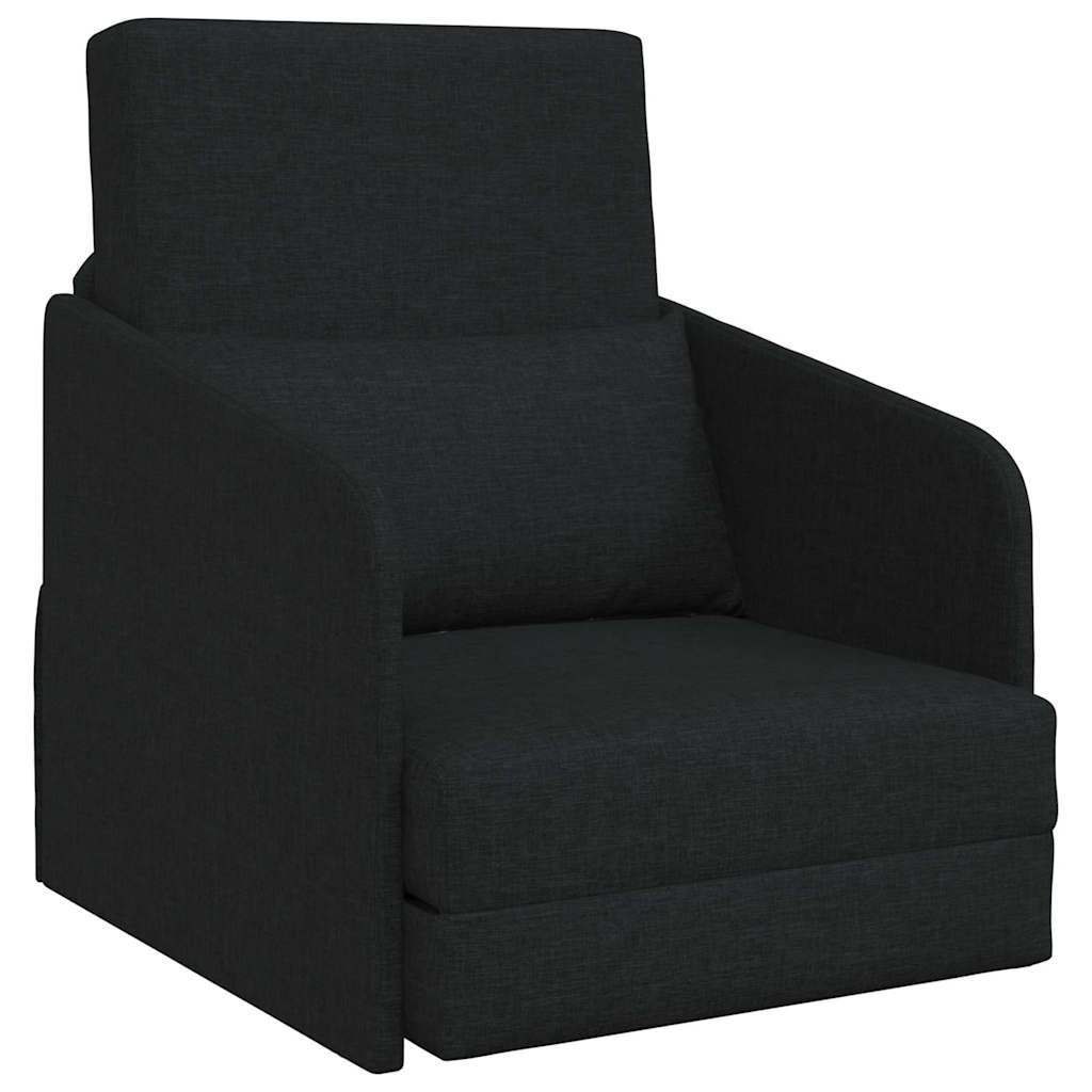Slaapbank Zwart 65 x 80 x 83 cm Stof