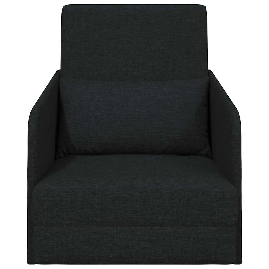 Slaapbank Zwart 65 x 80 x 83 cm Stof